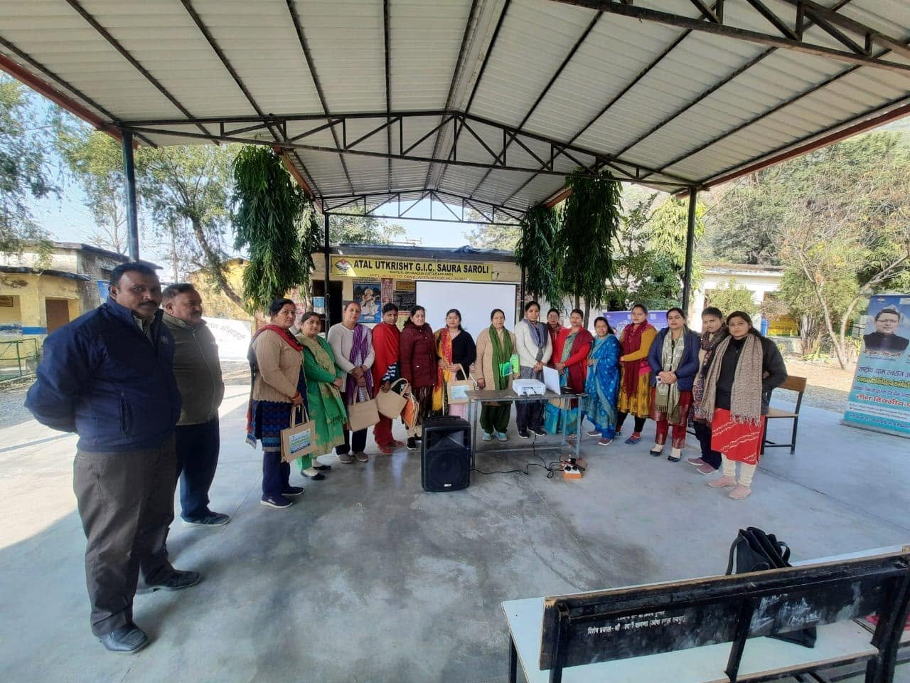 Women's self-help group meeting