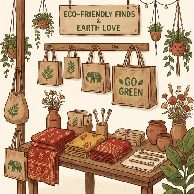 buy environment friendly Products such as canvas bag, jute bag and other handmade bags in dehradun